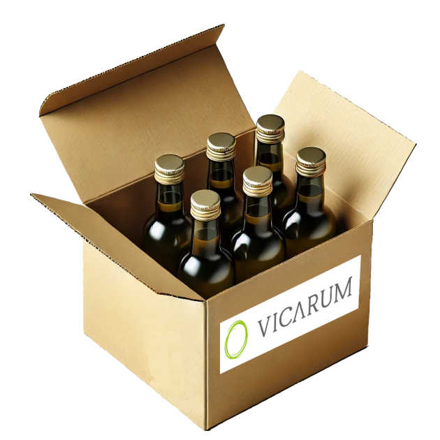 Confezione da 6 pz. - Olio Extravergine di oliva VICARUM 750 ml