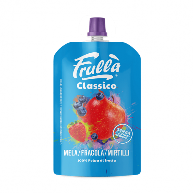 Frutta Frullata Mela Fragola Mirtilli