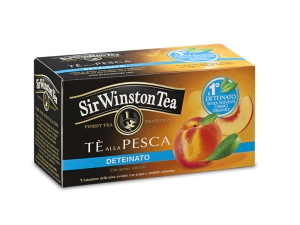 Sir Winston Tea Tè alla Pesca Deteinato 20 bustine 30 g