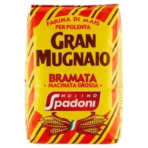 Molino Spadoni Gran Mugnaio Farina di Mais per Polenta Bramata 1 kg