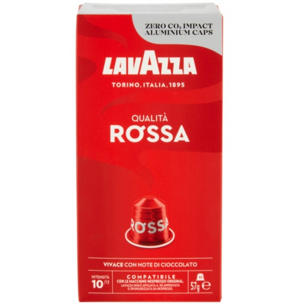 Lavazza Qualità Rossa Compatibile con Nespresso Original 10 Capsule 57 g