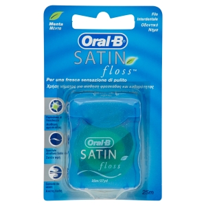 Oral B Filo Interdentale Satin Floss Menta 25 m