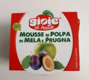 Gioie di frutta MOUSSE DI POLPA DI MELA E PRUGNA 2 X 100g