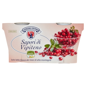 Sapori di Vipiteno Yogurt al mirtillo rosso 2 x 125 g