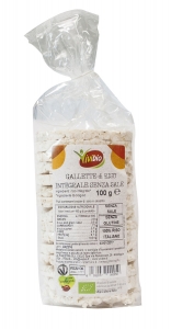 VIVIBIO GALLETTE DI RISO INTEGRALE SENZA SALE BIO SENZA GLUTINE 100g