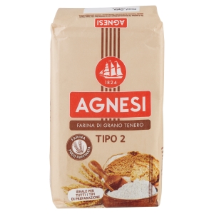 Agnesi Farina di Grano Tenero Tipo 2 1 kg