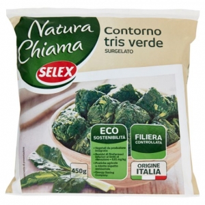 Selex Natura Chiama Contorno Tris Verde Surgelato 450 g