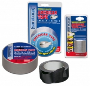 American Tape nero 25 x 50 con cavallotto