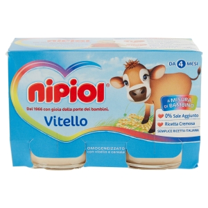 nipiol Vitello e Cereale Omogeneizzato 2 x 120 g