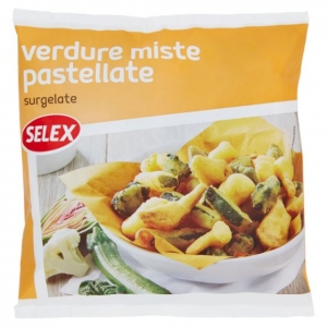 Selex Verdure Miste Pastellate Prefritte Surgelate 450 g