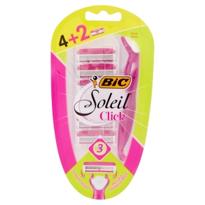 Bic Soleil Click Rasoio Trilama + 6 Ricariche