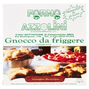 Forno Azzolini Gnocco da friggere Congelato 1 Kg