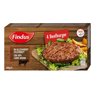 Findus 4 Beefburger 400g