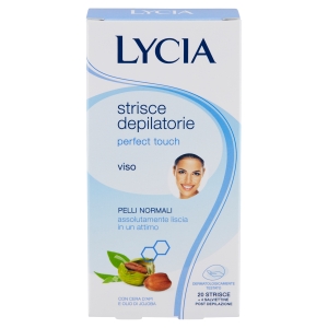 Lycia Perfect touch strisce depilatorie viso 20 pz