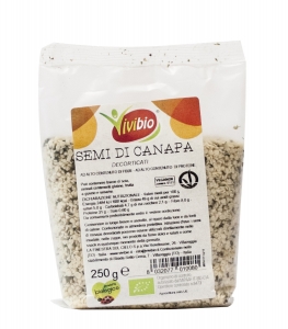 VIVIBIO Semi Di Canapa Decorticati Bio 250g