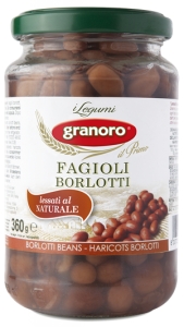 Granoro Fagioli Borlotti in vetro 360g