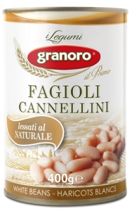 Granoro Fagioli cannellini in lattina 400g