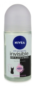 NIVEA DEODORANTE FOR BLACK AND WHITE ORIGINAL  50ml