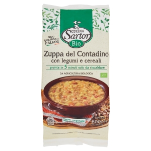 Cucina Sartor Bio Zuppa del Contadino con legumi e cereali Surgelato 600 g