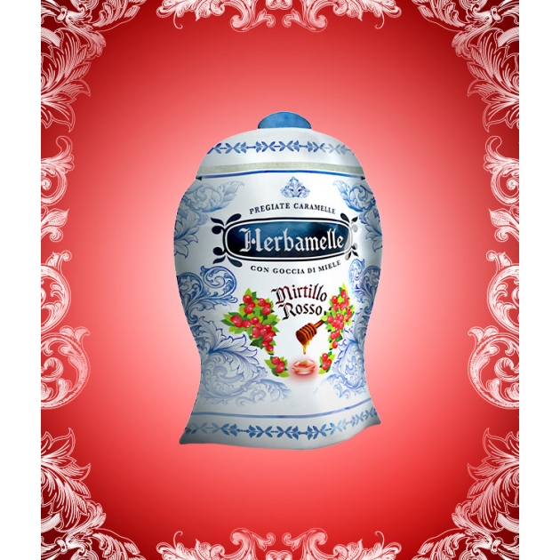 Herbamelle con Goccia di Miele - Mirtillo Rosso - Peso netto 75g
