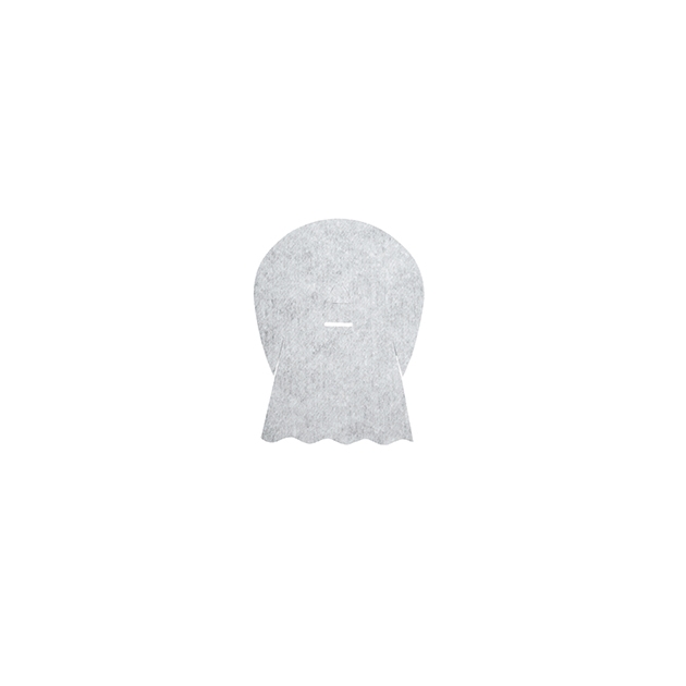 EMV2 - Masque visage en spun lace sans trous pour les yeux, 50 pièces