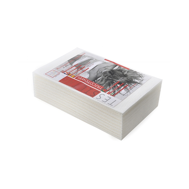 A407060 - Serviette en papier, sachet de 60 pièces, pliées en quatre, cm 40x70
