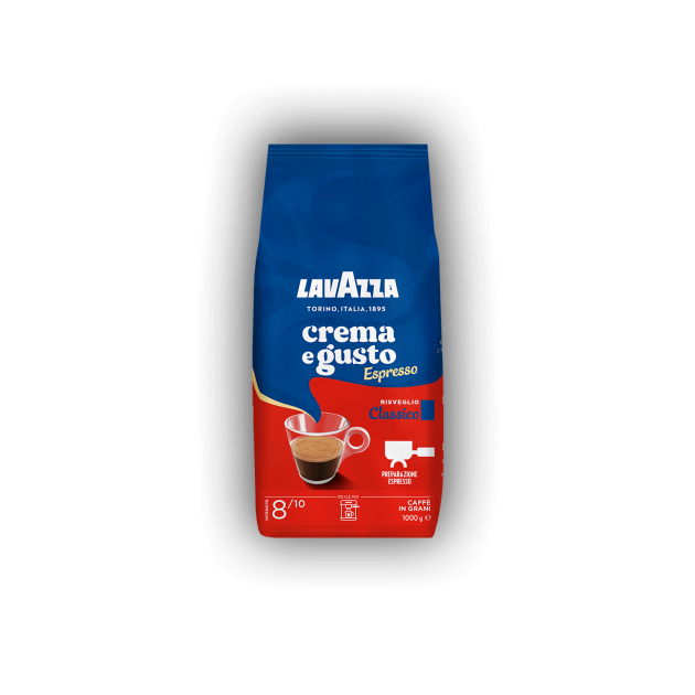 Lavazza Caffe Crema e Gusto Espresso , Granuli , Kg 1